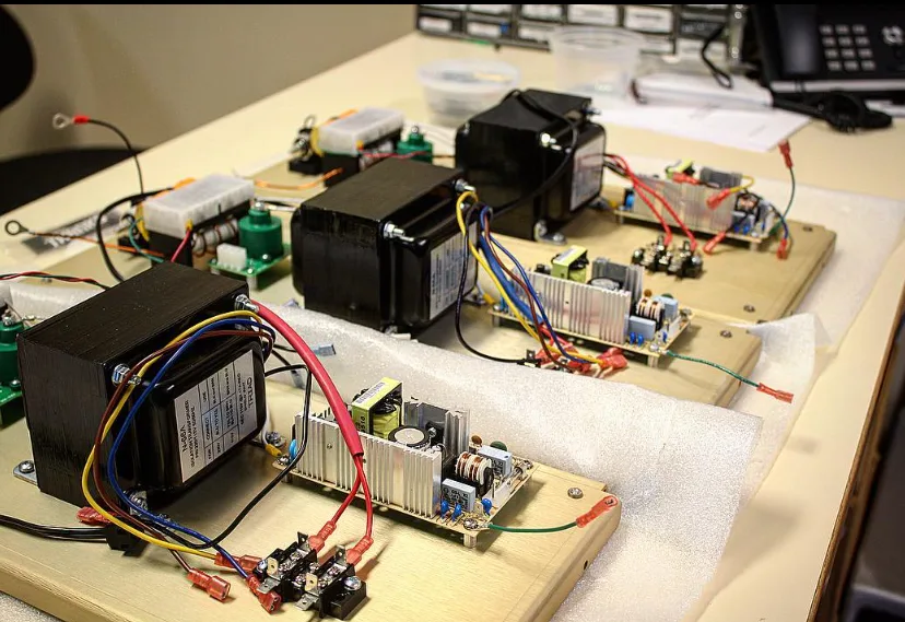 Power supply assemblies on the bench