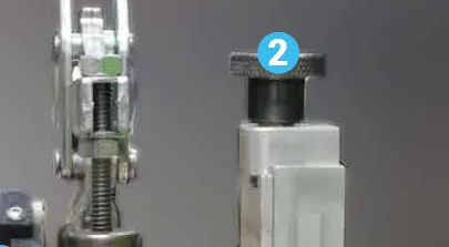 726 Bench Fixture — Z-Axis Adjustment